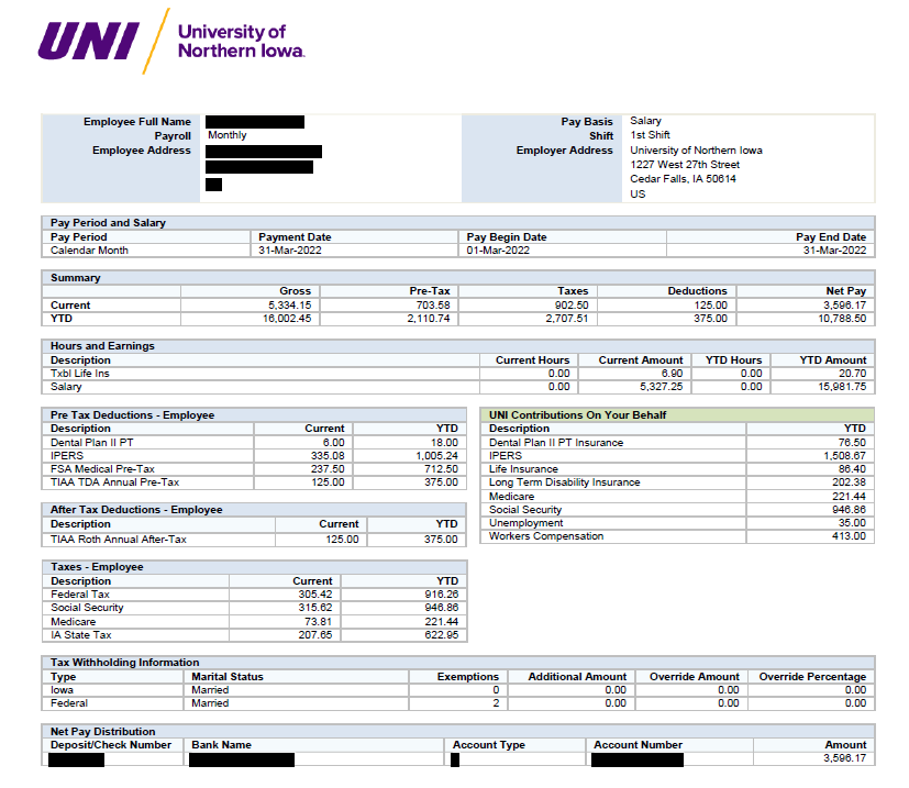 Viewing Your Payslip Office Of Business Operations